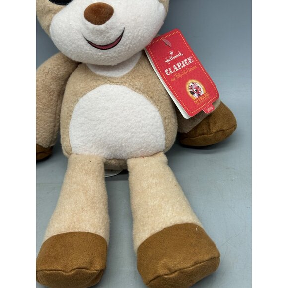 Clarice Hallmark 50 Years Plush Stuffed Animal Song Red Nosed Reindeer READ NEW - Picture 4 of 9